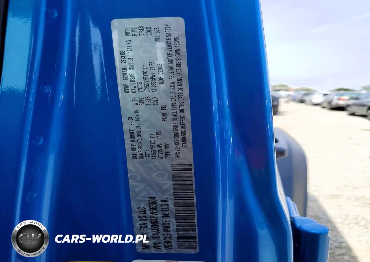2023 Jeep Wrangler 4Xe VIN:1C4JJXN64PW663604 - 12