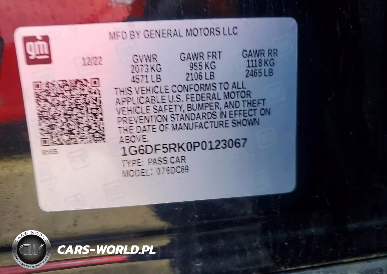 2023 Cadillac Ct4 Premium Luxury VIN:1G6DF5RK0P0123067 - 13