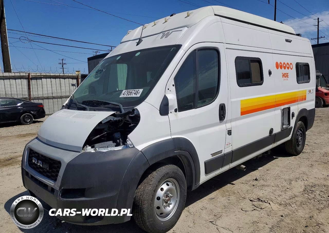 2022 Ram Promaster 2500 Rv VIN:3C6LRVDG4NE103774 - 2