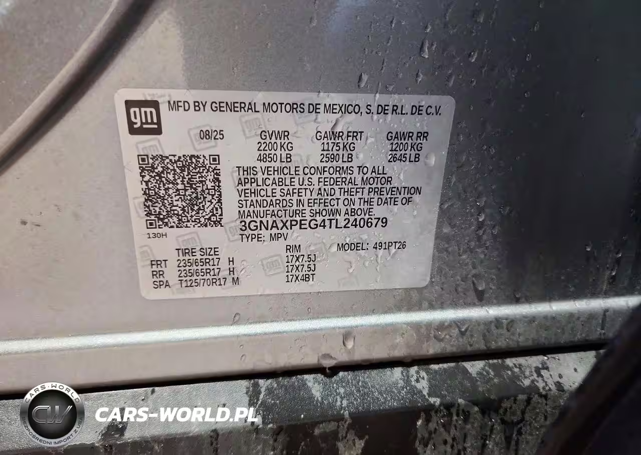 2026 Chevrolet Equinox Lt VIN:3GNAXPEG4TL240679 - 13