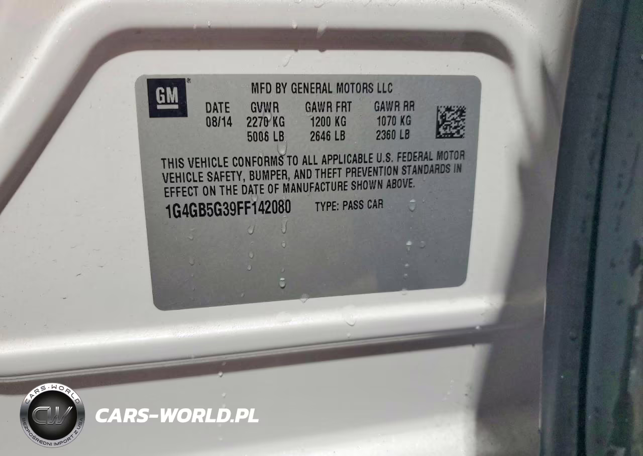 2015 Buick Lacrosse VIN:1G4GB5G39FF142080 - 13