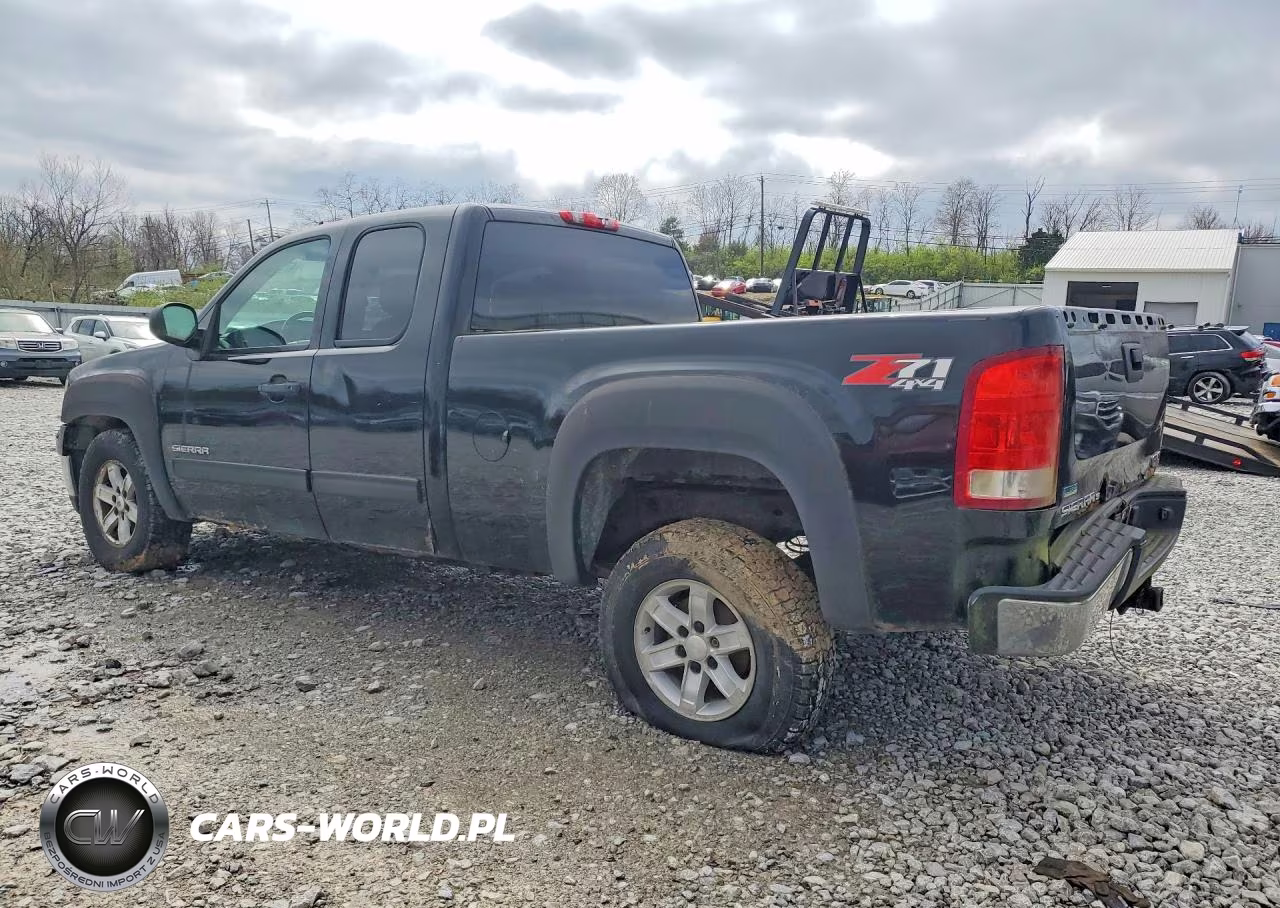 2010 GMC Sierra K1500 Sle VIN:1GTSKVE34AZ150547 - 2