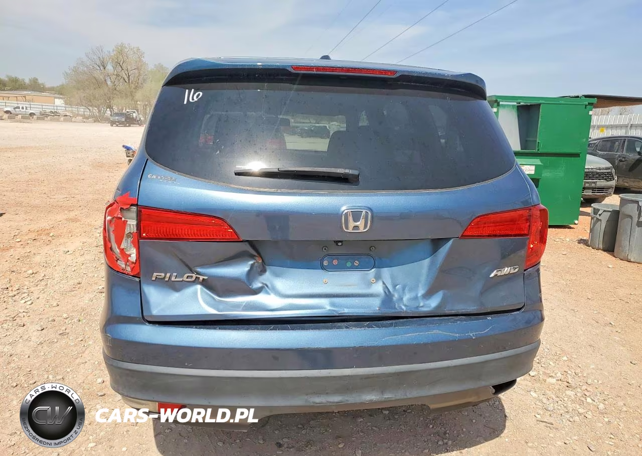 2016 Honda Pilot Exl VIN:5FNYF6H59GB008954 - 6