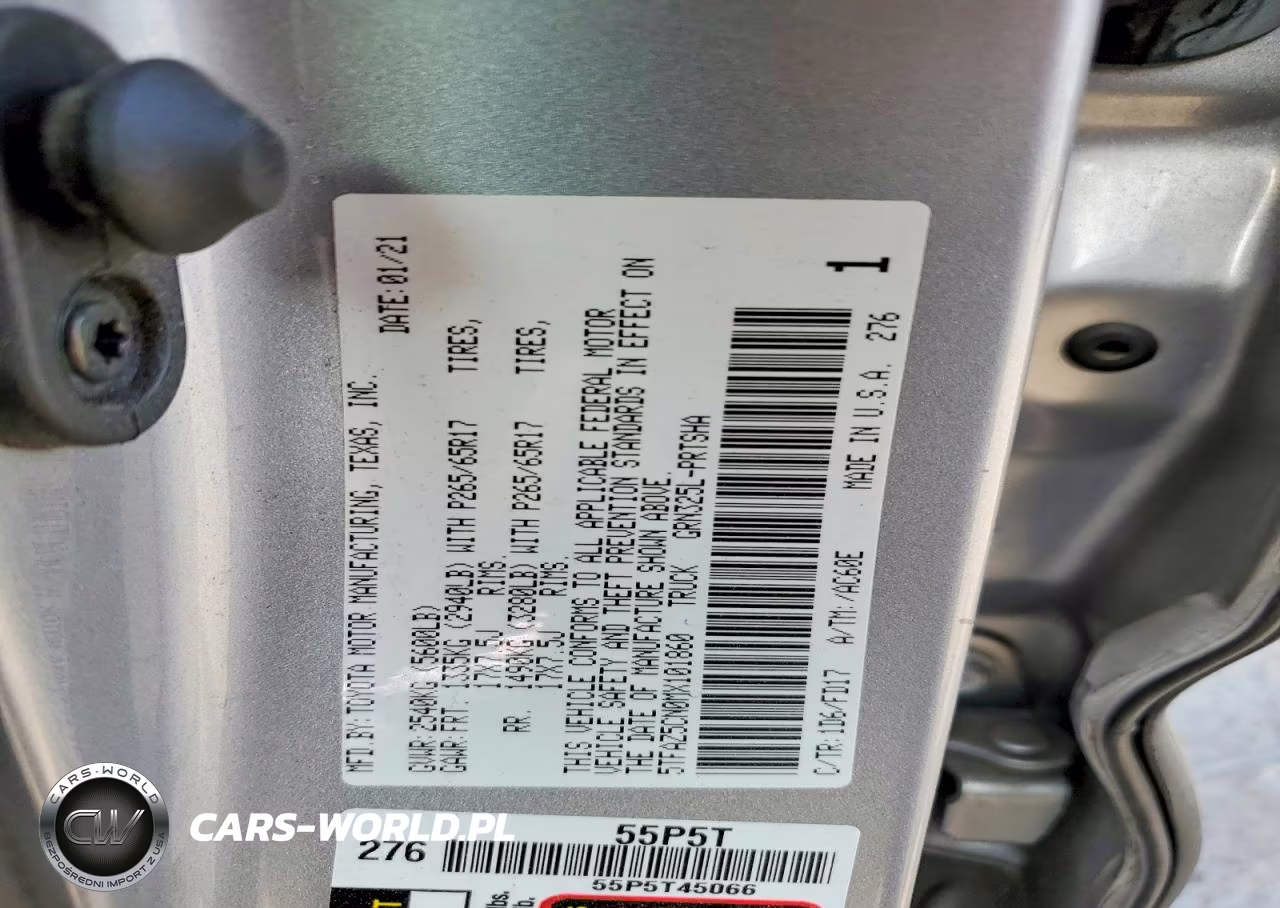 2021 Toyota Tacoma Trd Sport VIN:5TFAZ5CN0MX101860 - 13