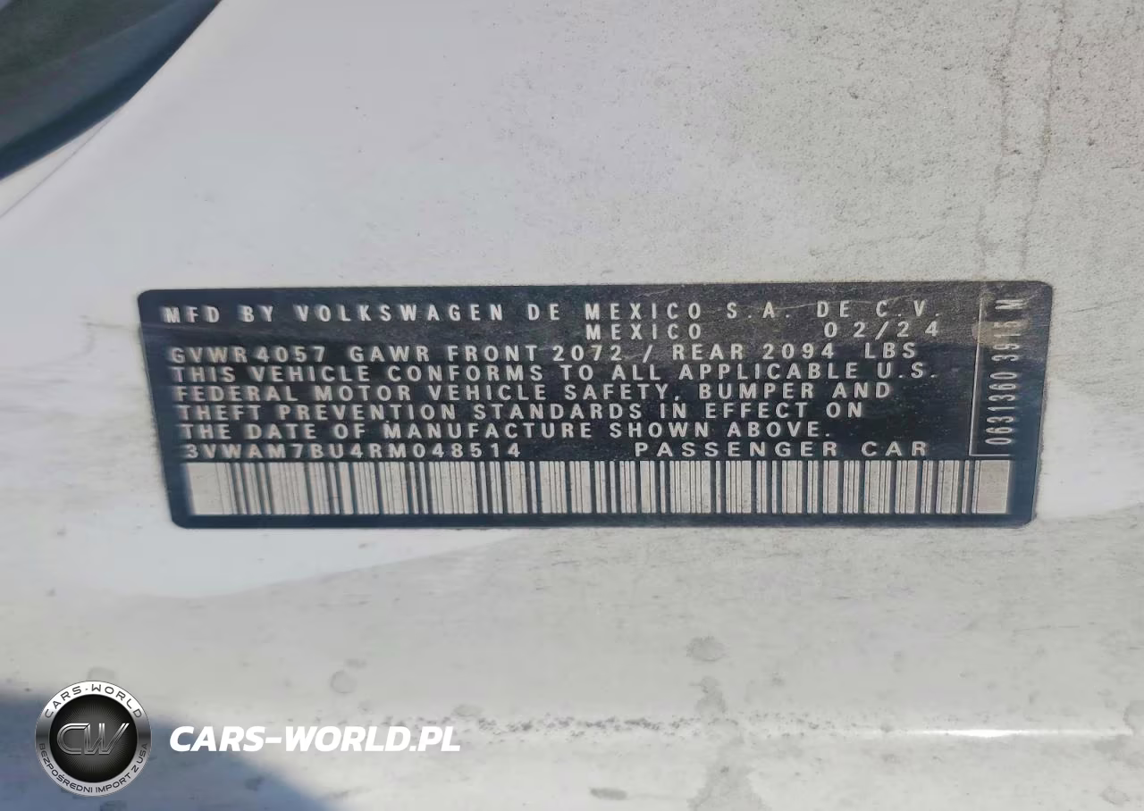 2024 Volkswagen Jetta Sport VIN:3VWAM7BU4RM048514 - 12