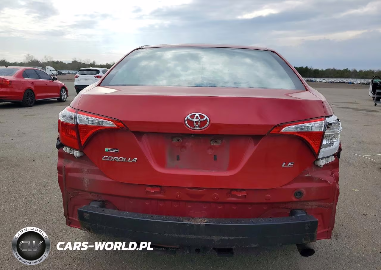 2016 Toyota Corolla Le VIN:5YFBURHE3GP494047 - 6