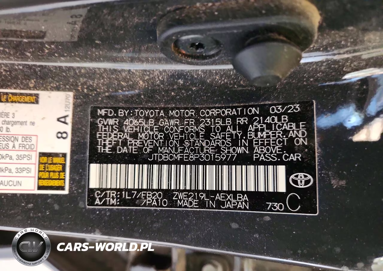 2023 Toyota Corolla VIN:JTDBCMFE8P3015977 - 12