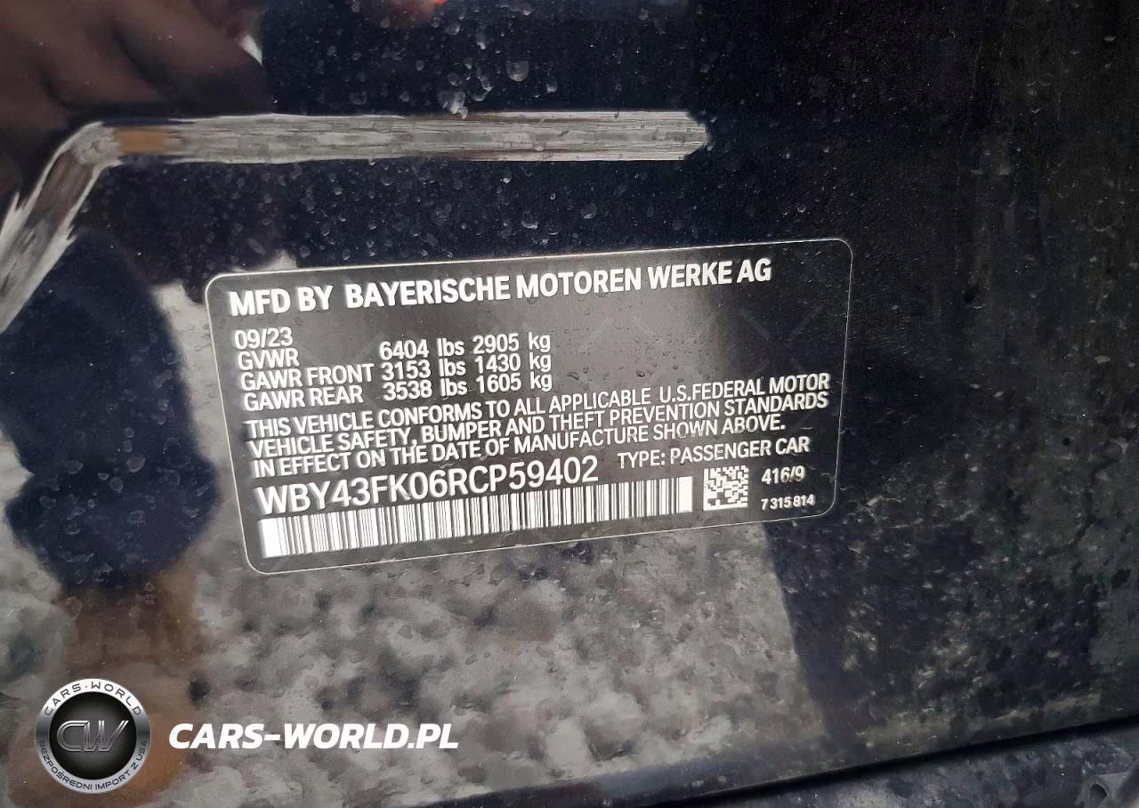 2024 BMW I5 M60 VIN:WBY43FK06RCP59402 - 13