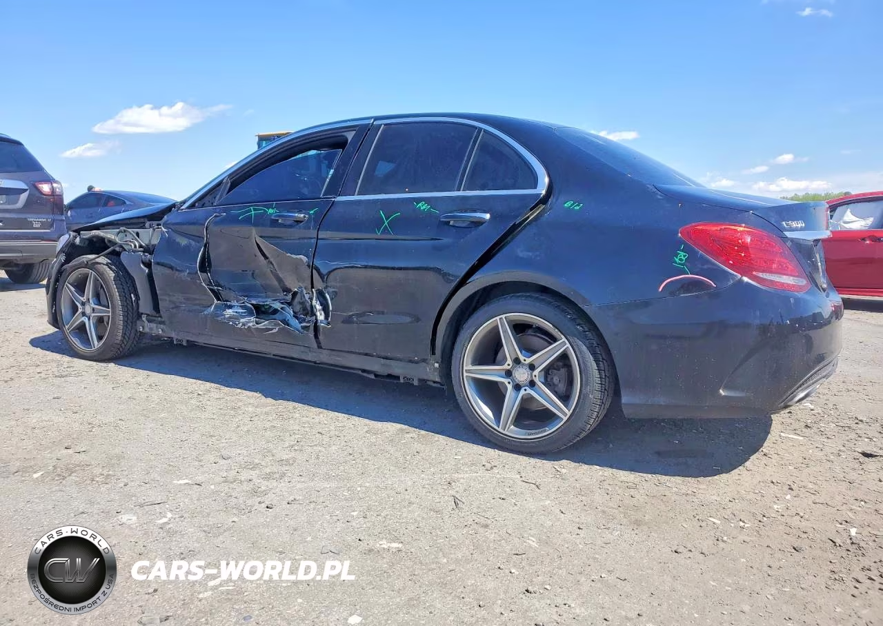 2015 Mercedes-Benz C 300 4Matic VIN:55SWF4KB3FU018595 - 2