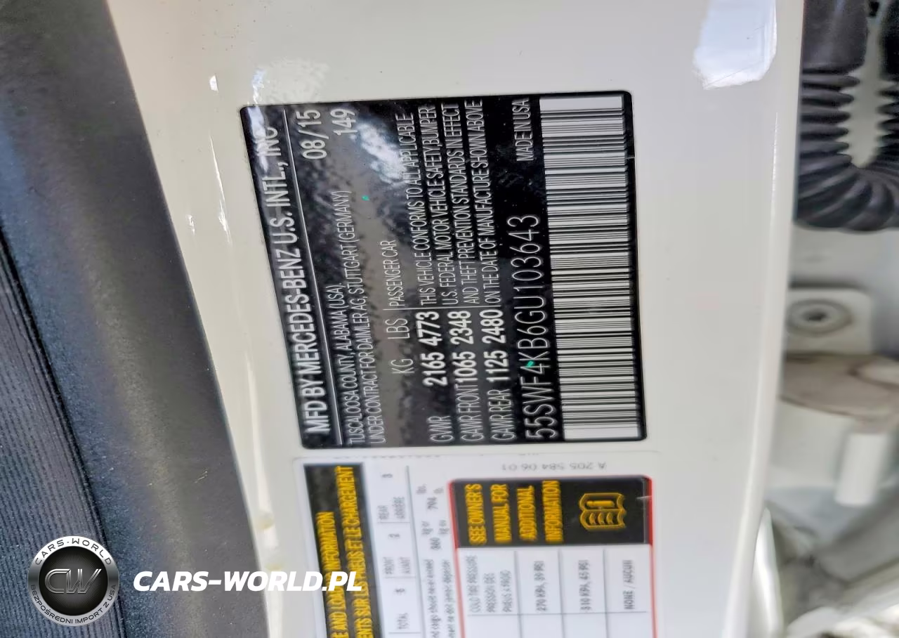 2016 Mercedes-Benz C 300 4Matic VIN:55SWF4KB6GU103643 - 12