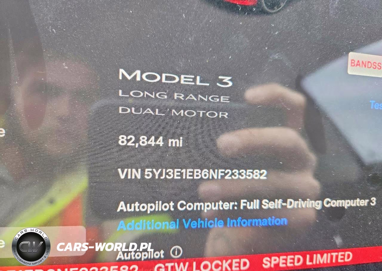 2022 Tesla Model 3 VIN:5YJ3E1EB6NF233582 - 9