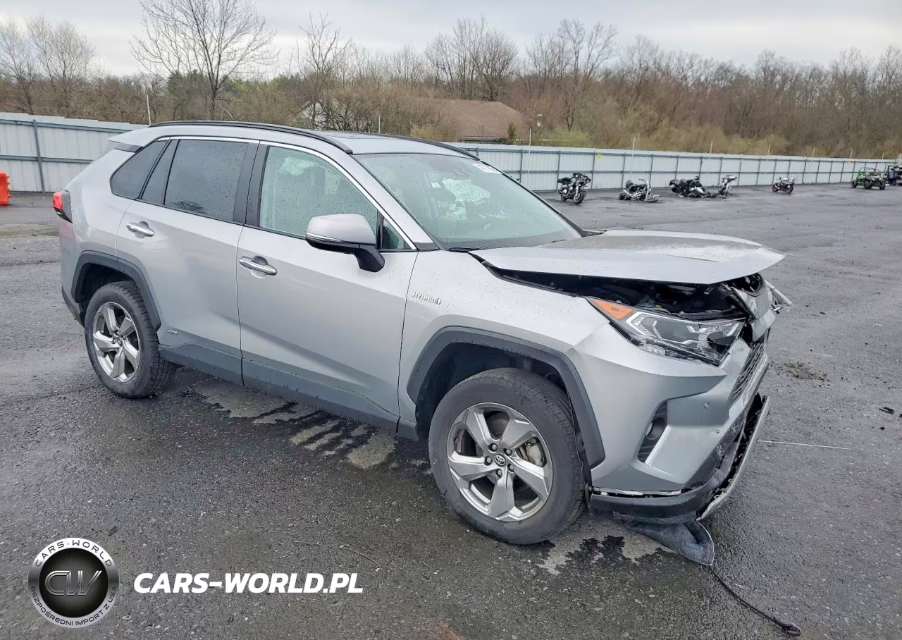 2020 Toyota Rav4 Hybrid Limited VIN:2T3DWRFV4LW058166 - 4