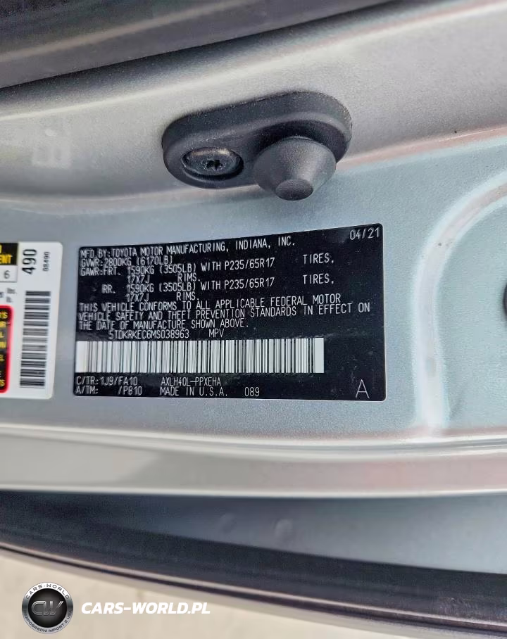 2021 Toyota Sienna Le 8-Passenger VIN:5TDKRKEC6MS038963 - 14