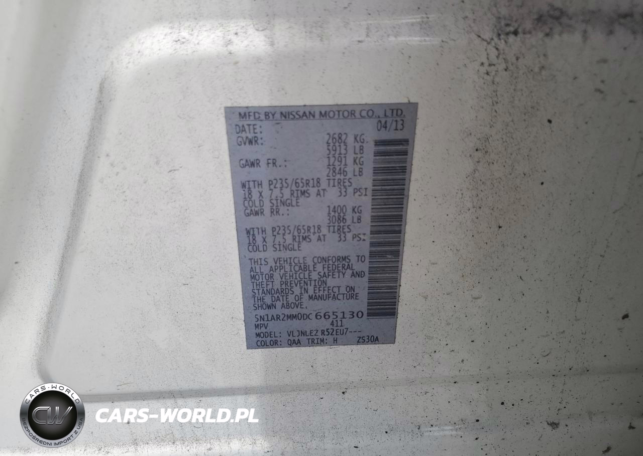 2013 Nissan Pathfinder S VIN:5N1AR2MM0DC665130 - 13