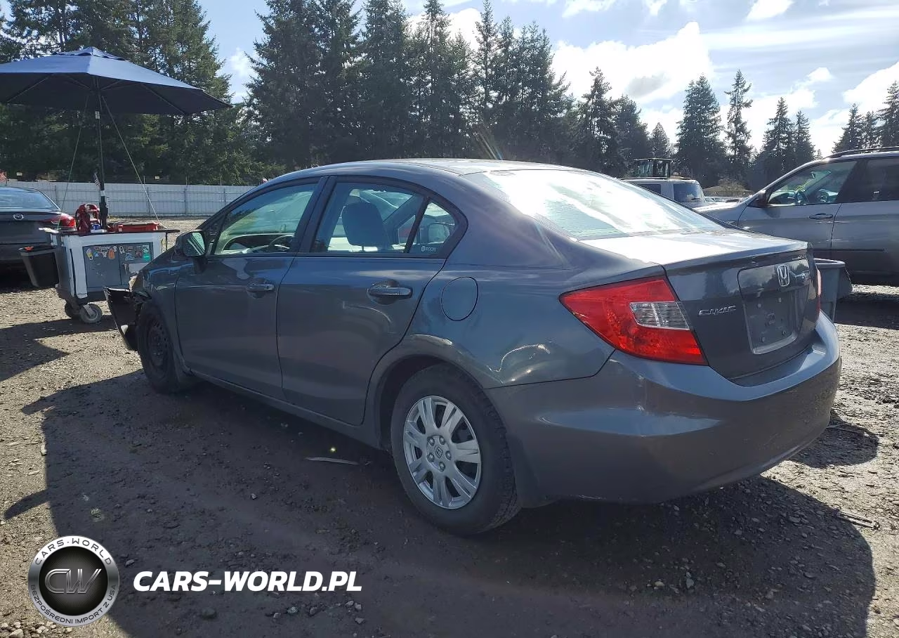 2012 Honda Civic Lx VIN:19XFB2F59CE324109 - 2