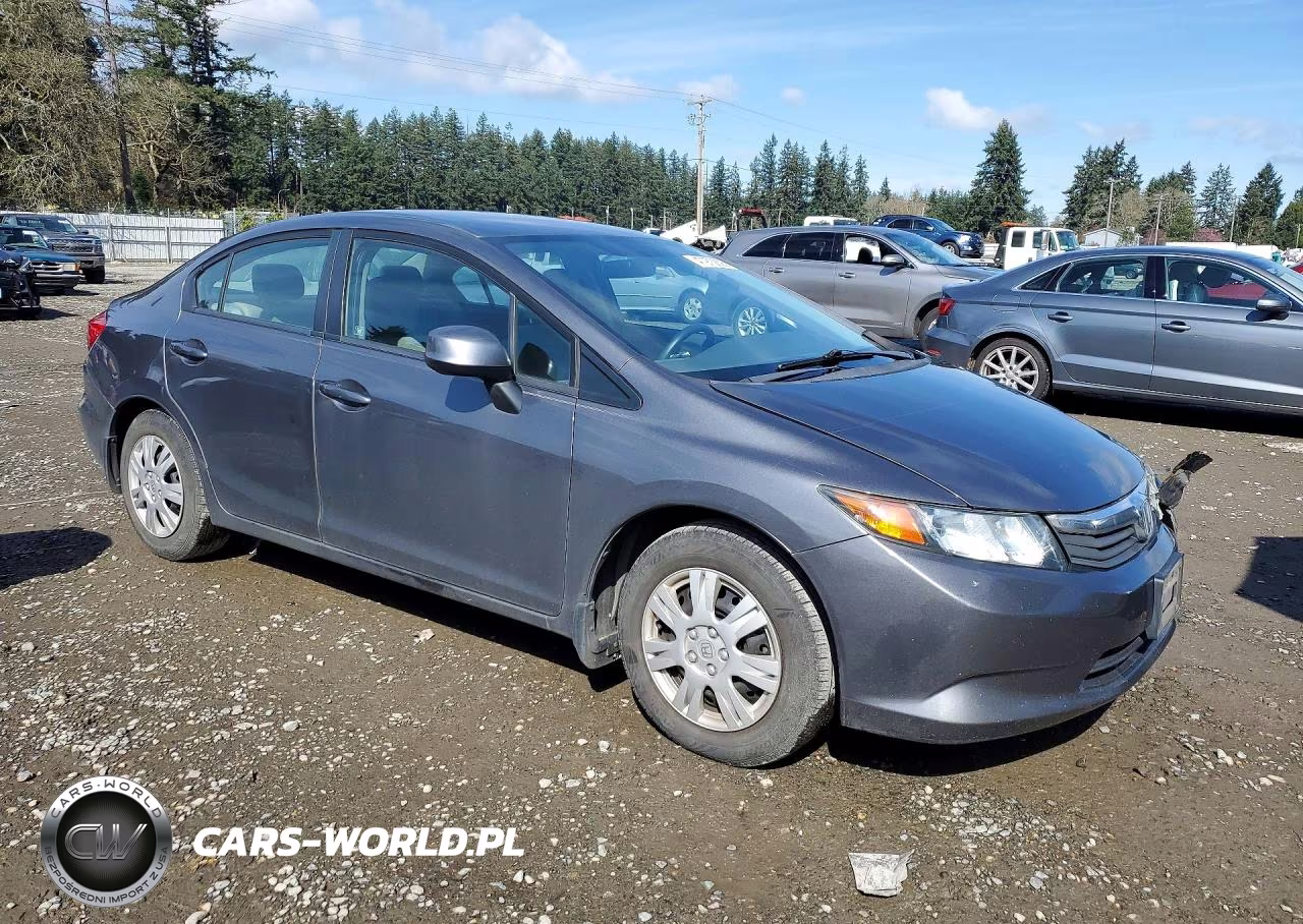 2012 Honda Civic Lx VIN:19XFB2F59CE324109 - 4