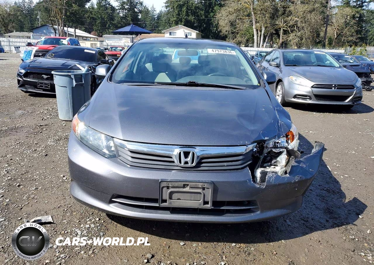 2012 Honda Civic Lx VIN:19XFB2F59CE324109 - 5
