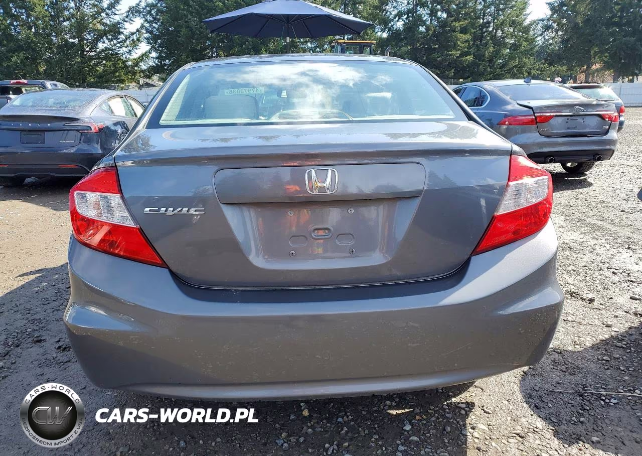 2012 Honda Civic Lx VIN:19XFB2F59CE324109 - 6