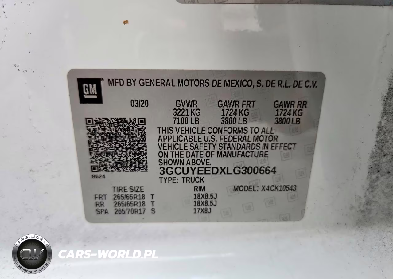 2020 Chevrolet Silverado K1500 Rst VIN:3GCUYEEDXLG300664 - 12