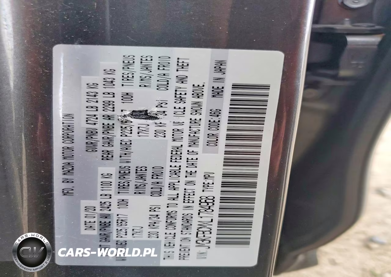 2020 Mazda Cx-5 Touring VIN:JM3KFBCMXL1784968 - 13