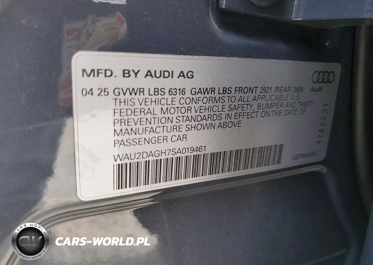 2025 Audi A6 E-Tron Premium Plus 60 VIN:WAU2DAGH7SA019461 - 12