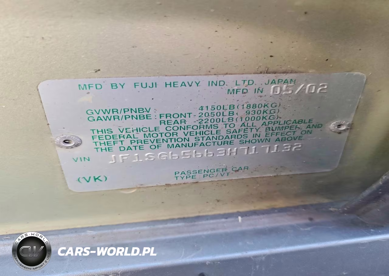 2003 Subaru Forester 2.5Xs VIN:JF1SG65663H717132 - 12