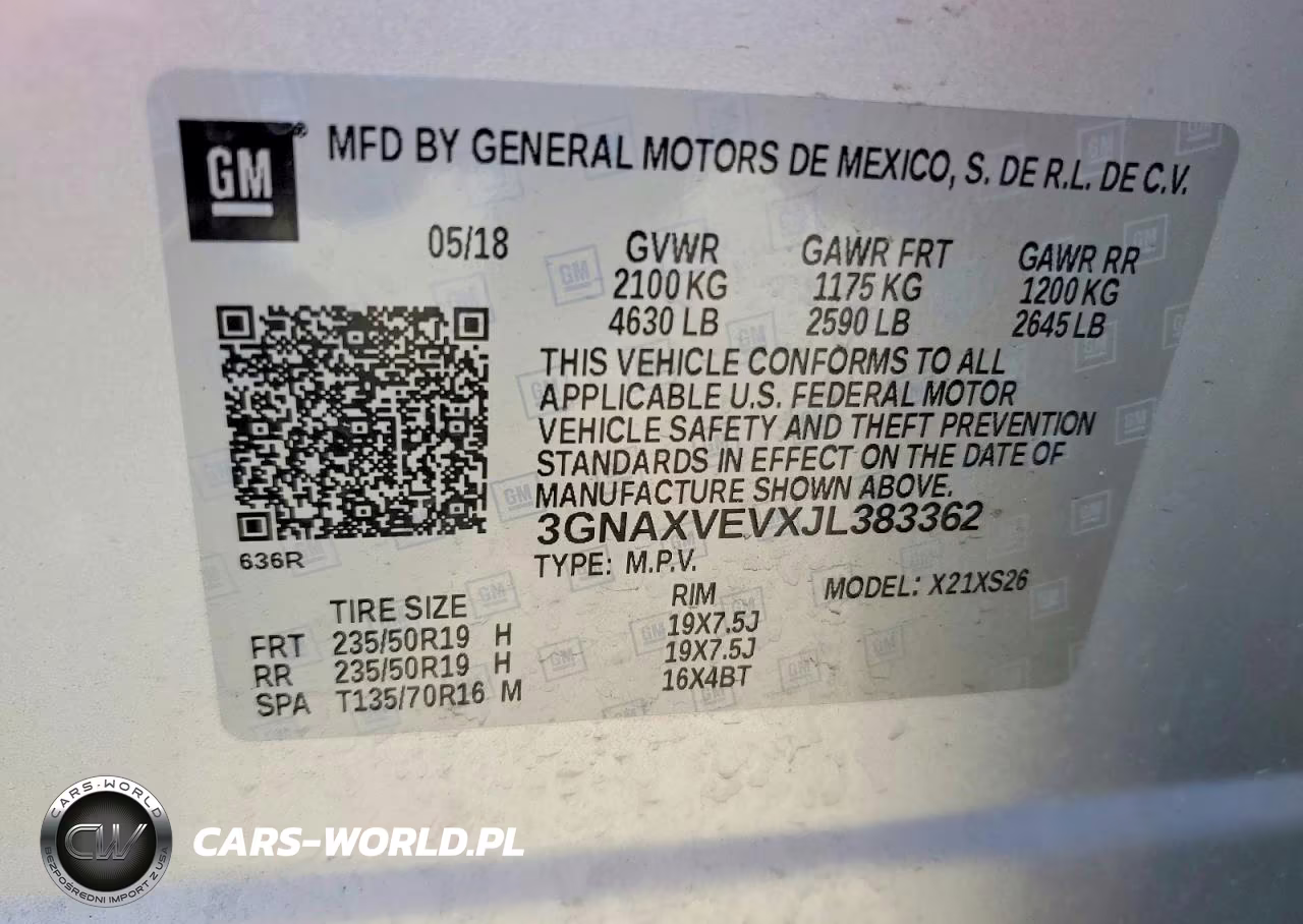 2018 Chevrolet Equinox Premier VIN:3GNAXVEVXJL383362 - 13