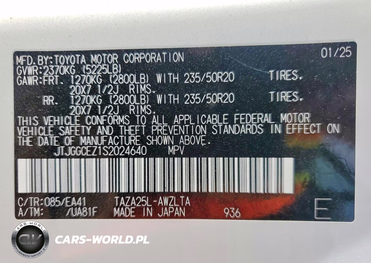 2025 Lexus Nx 350 Premium VIN:JTJGGCEZ1S2024640 - 14