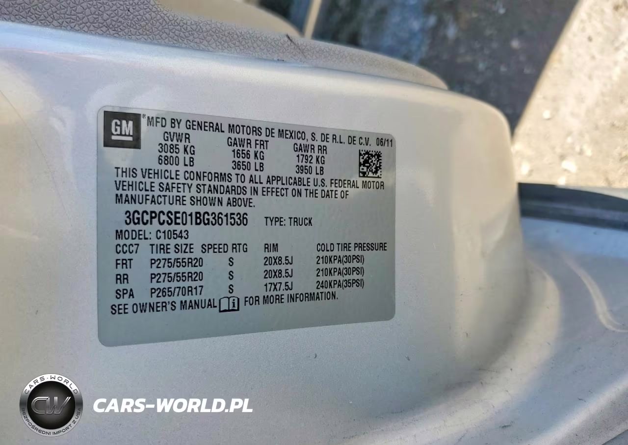 2011 Chevrolet Silverado C1500 Lt VIN:3GCPCSE01BG361536 - 12