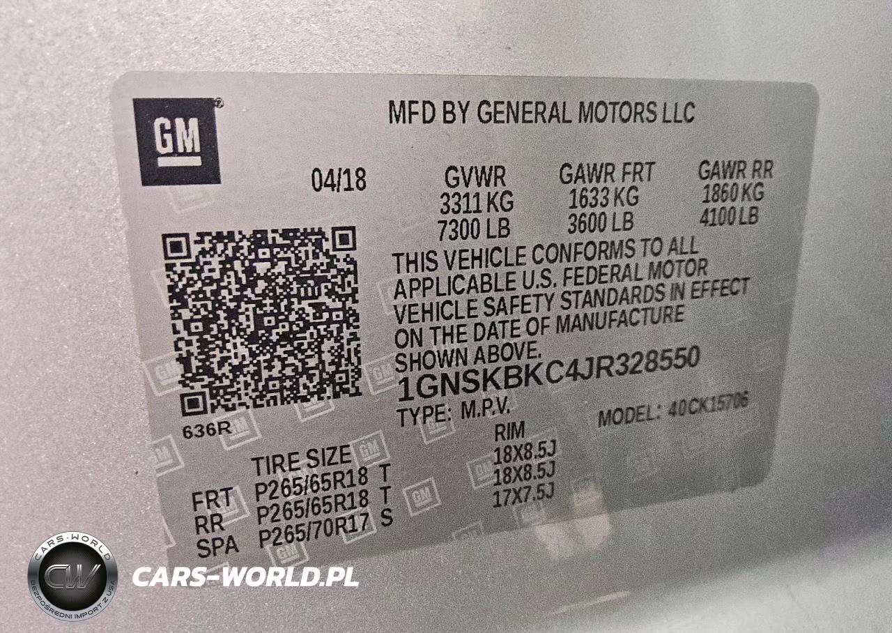 2018 Chevrolet Tahoe K1500 Lt VIN:1GNSKBKC4JR328550 - 13