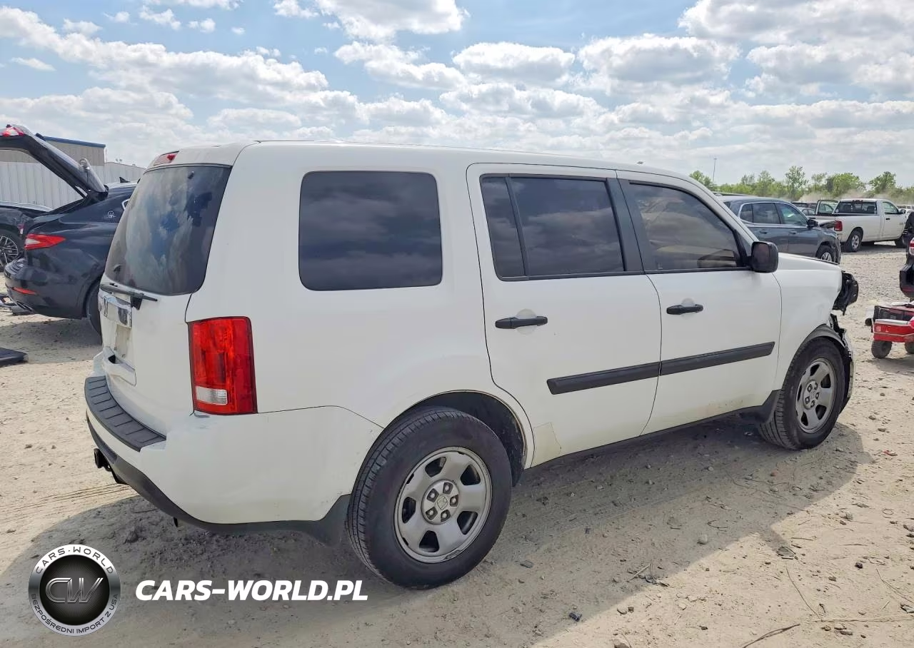 2015 Honda Pilot Lx VIN:5FNYF3H24FB032405 - 3