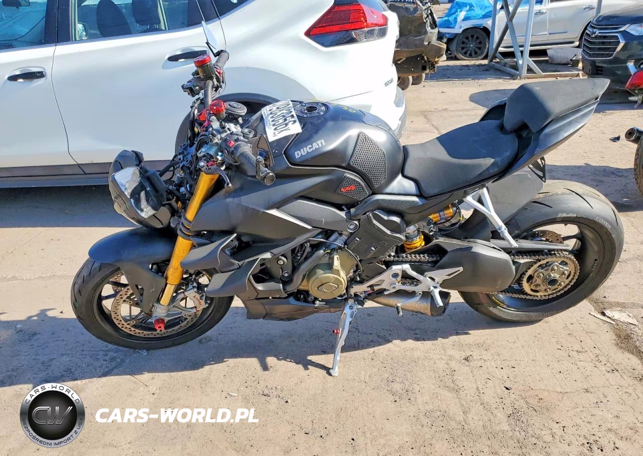 2022 Ducati Streetfighter V4 VIN:ZDMFAKNWXNB007022 - 3