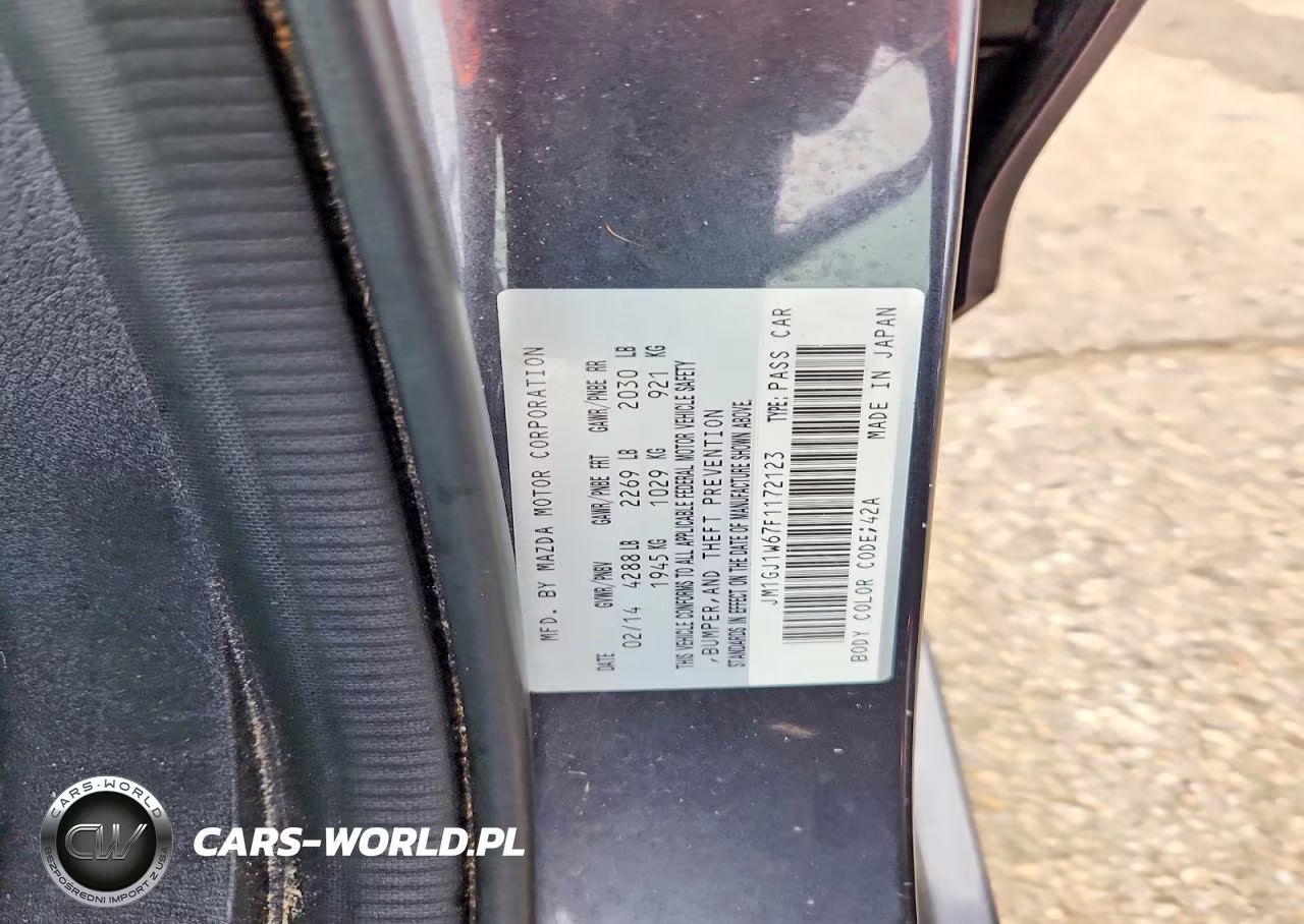 2015 Mazda 6 Grand Touring VIN:JM1GJ1W67F1172123 - 12