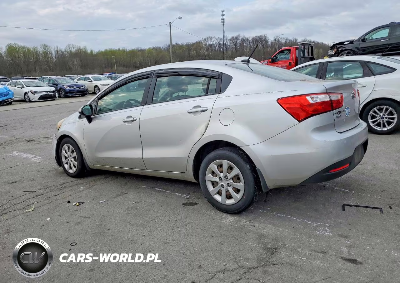 2013 Kia Rio Lx VIN:KNADM4A31D6107077 - 2