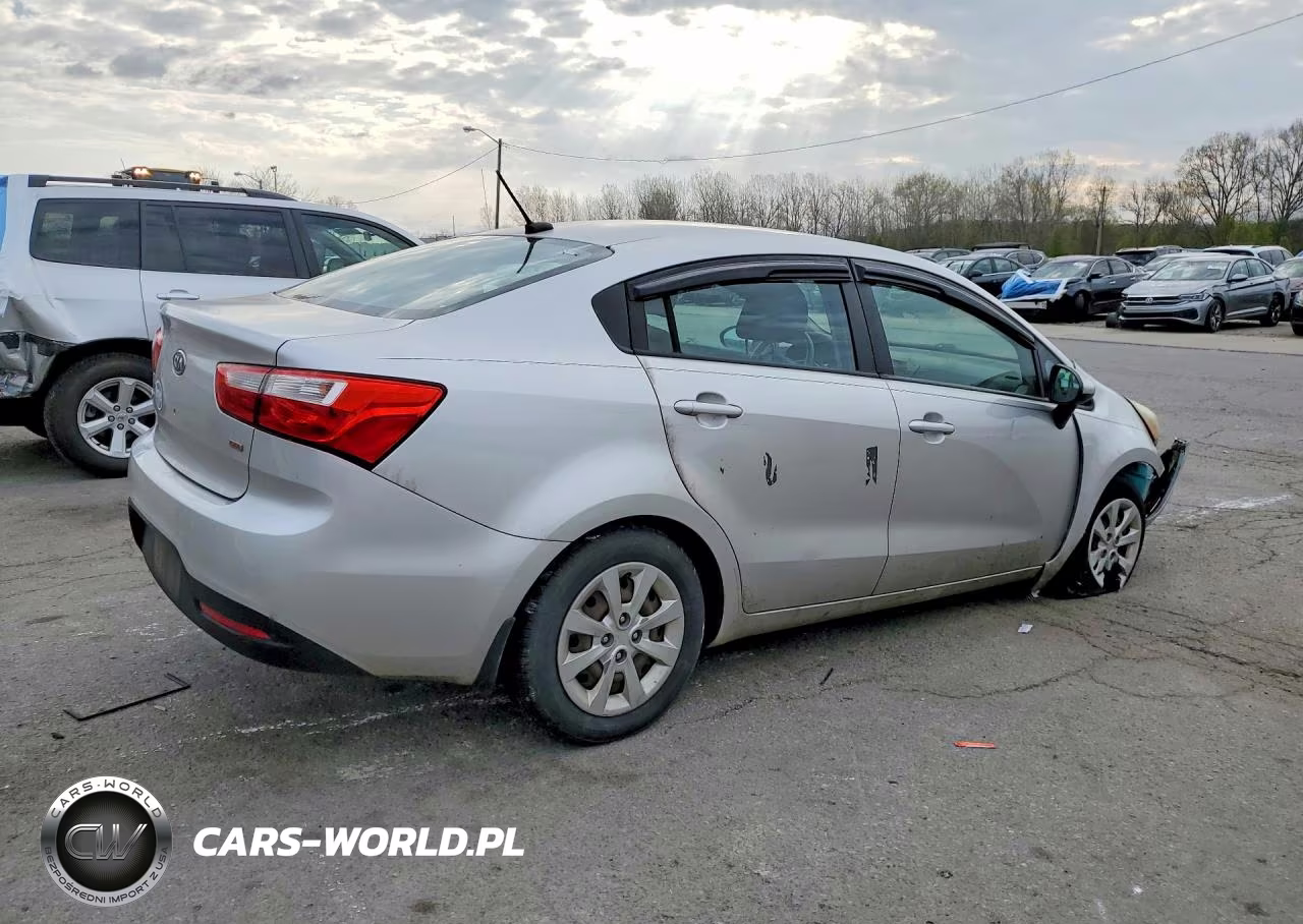 2013 Kia Rio Lx VIN:KNADM4A31D6107077 - 3
