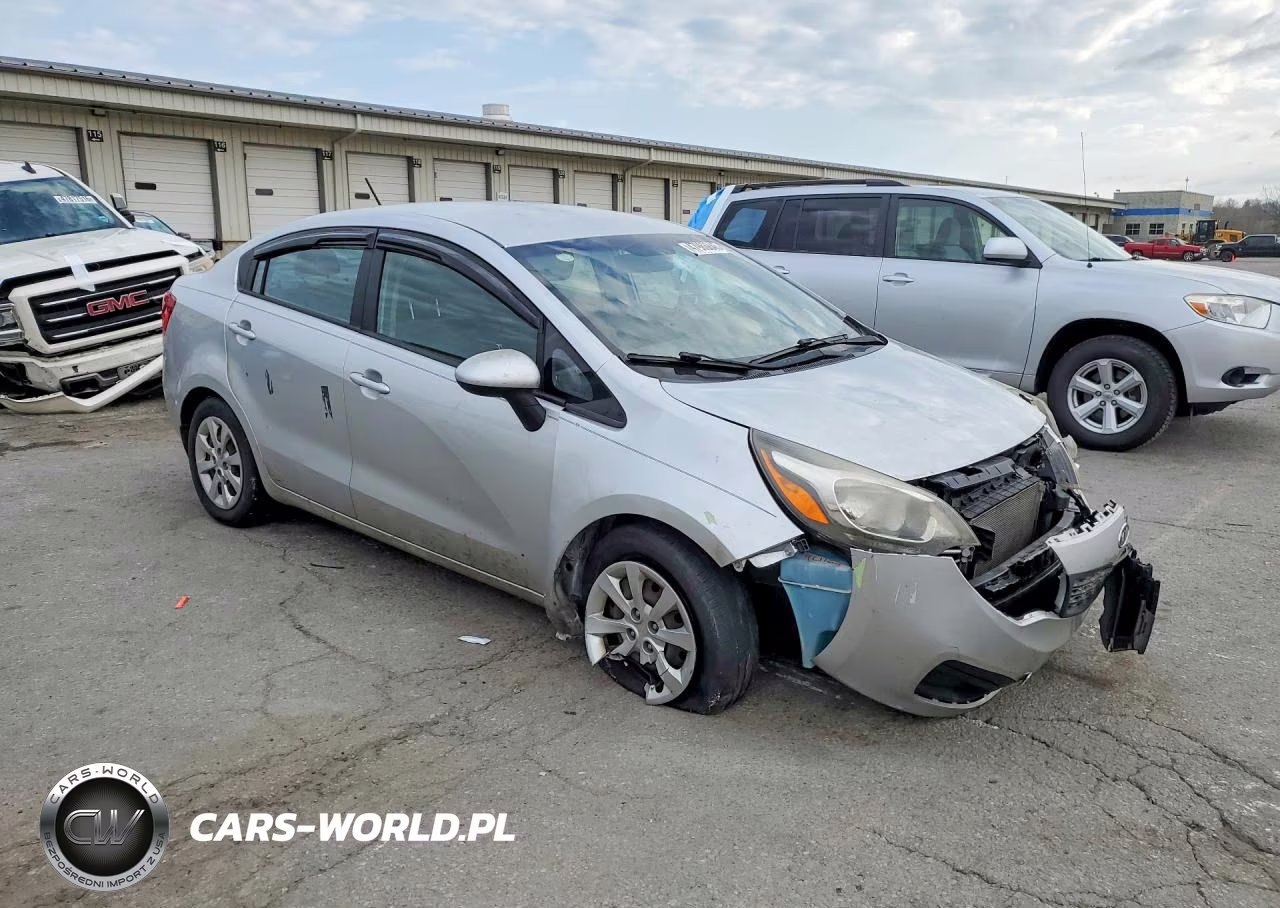 2013 Kia Rio Lx VIN:KNADM4A31D6107077 - 4