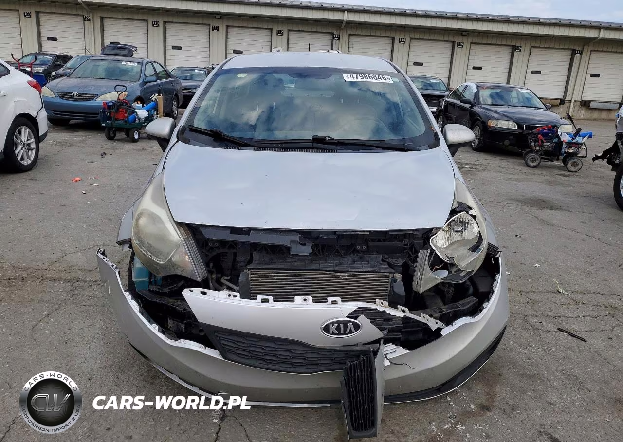 2013 Kia Rio Lx VIN:KNADM4A31D6107077 - 5