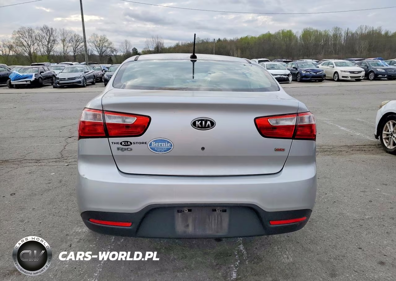 2013 Kia Rio Lx VIN:KNADM4A31D6107077 - 6