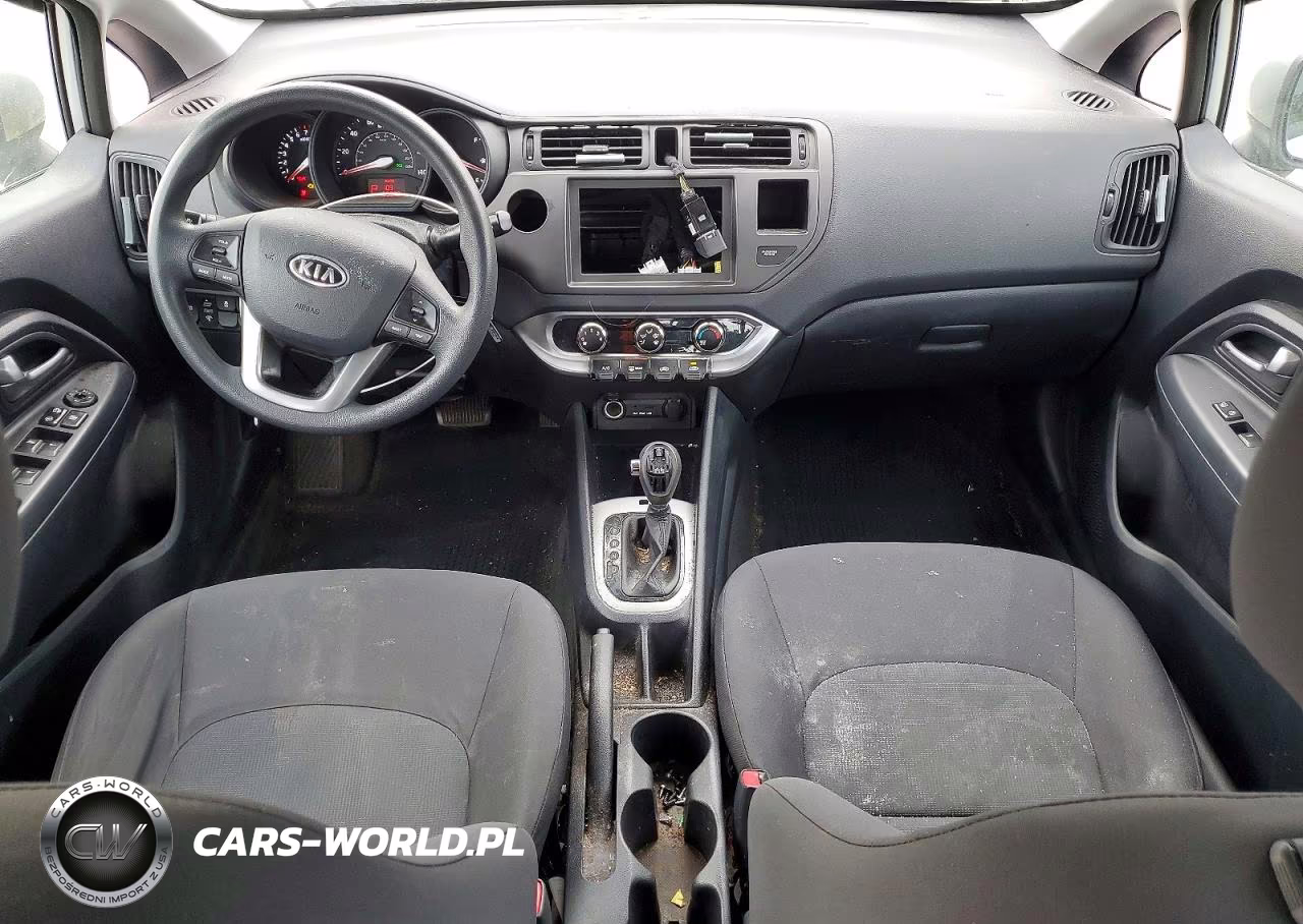 2013 Kia Rio Lx VIN:KNADM4A31D6107077 - 8