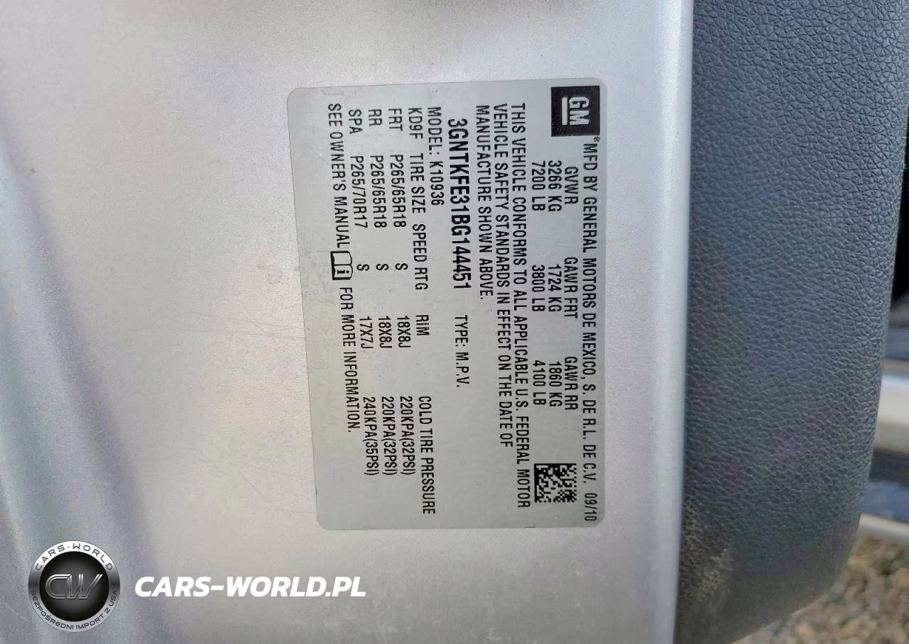 2011 Chevrolet Avalanche Lt VIN:3GNTKFE31BG144451 - 12