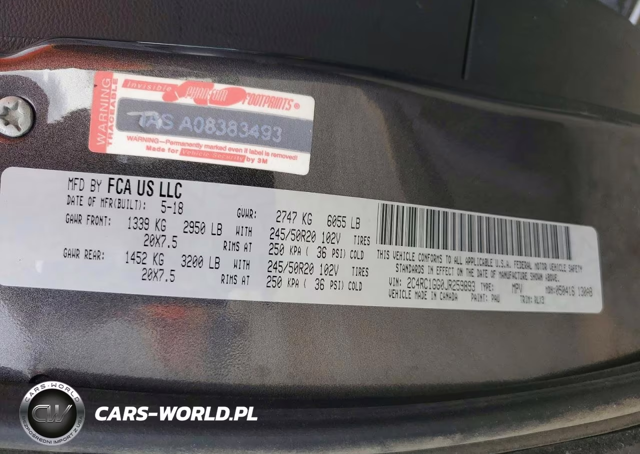 2018 Chrysler Pacifica Limited VIN:2C4RC1GG0JR259893 - 13