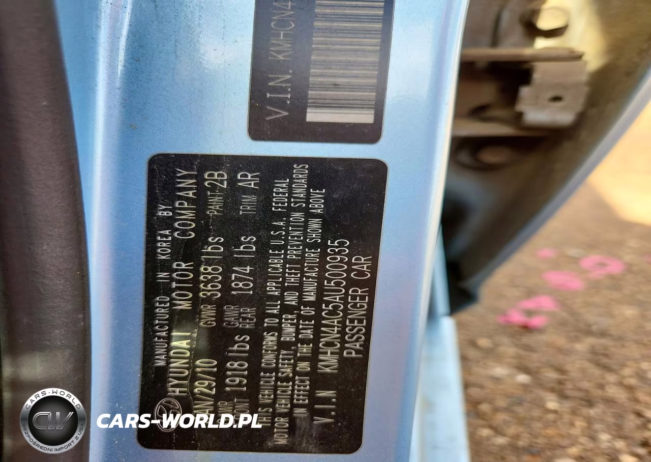 2010 Hyundai Accent Gls VIN:KMHCN4AC5AU500935 - 12