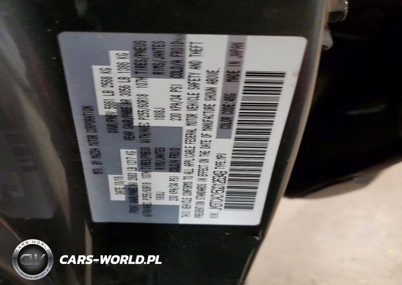 2016 Mazda Cx-9 Touring VIN:JM3TCACY5G0126349 - 13