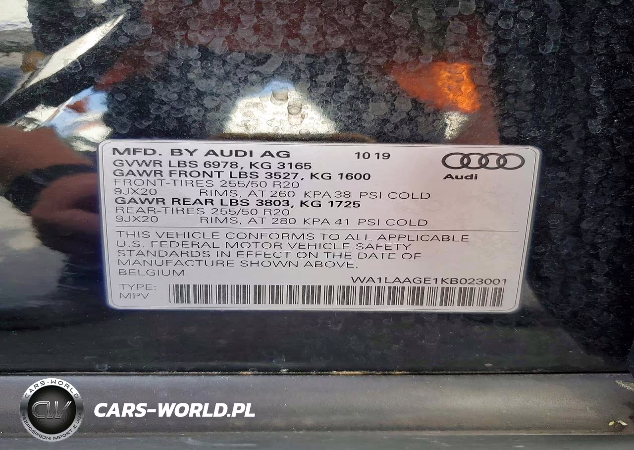2019 Audi E-Tron Premium Plus VIN:WA1LAAGE1KB023001 - 14