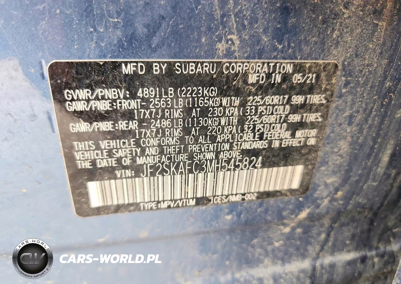 2021 Subaru Forester Premium VIN:JF2SKAFC3MH545824 - 13