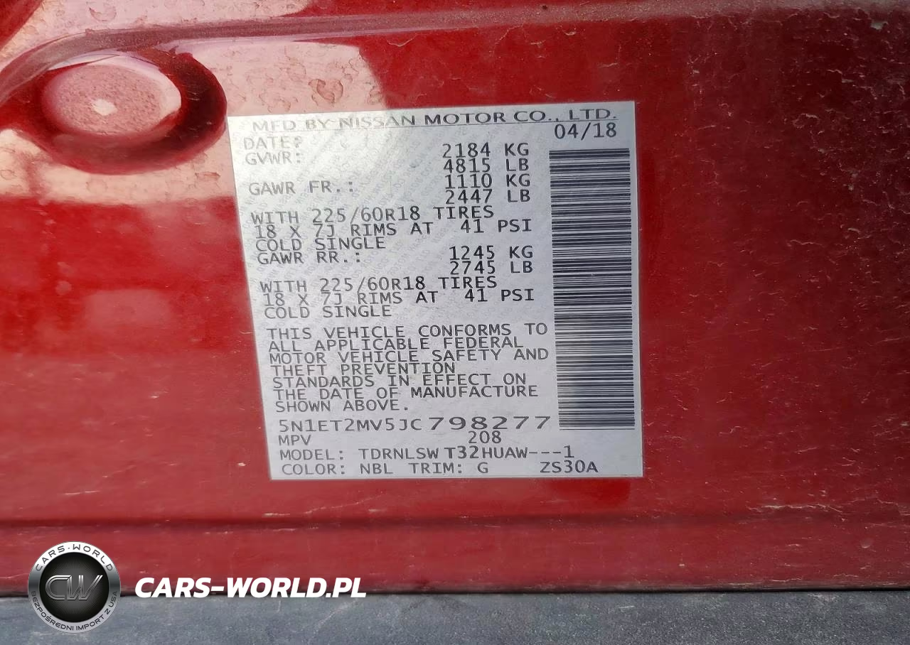 2018 Nissan Rogue Hybrid Sl VIN:5N1ET2MV5JC798277 - 13