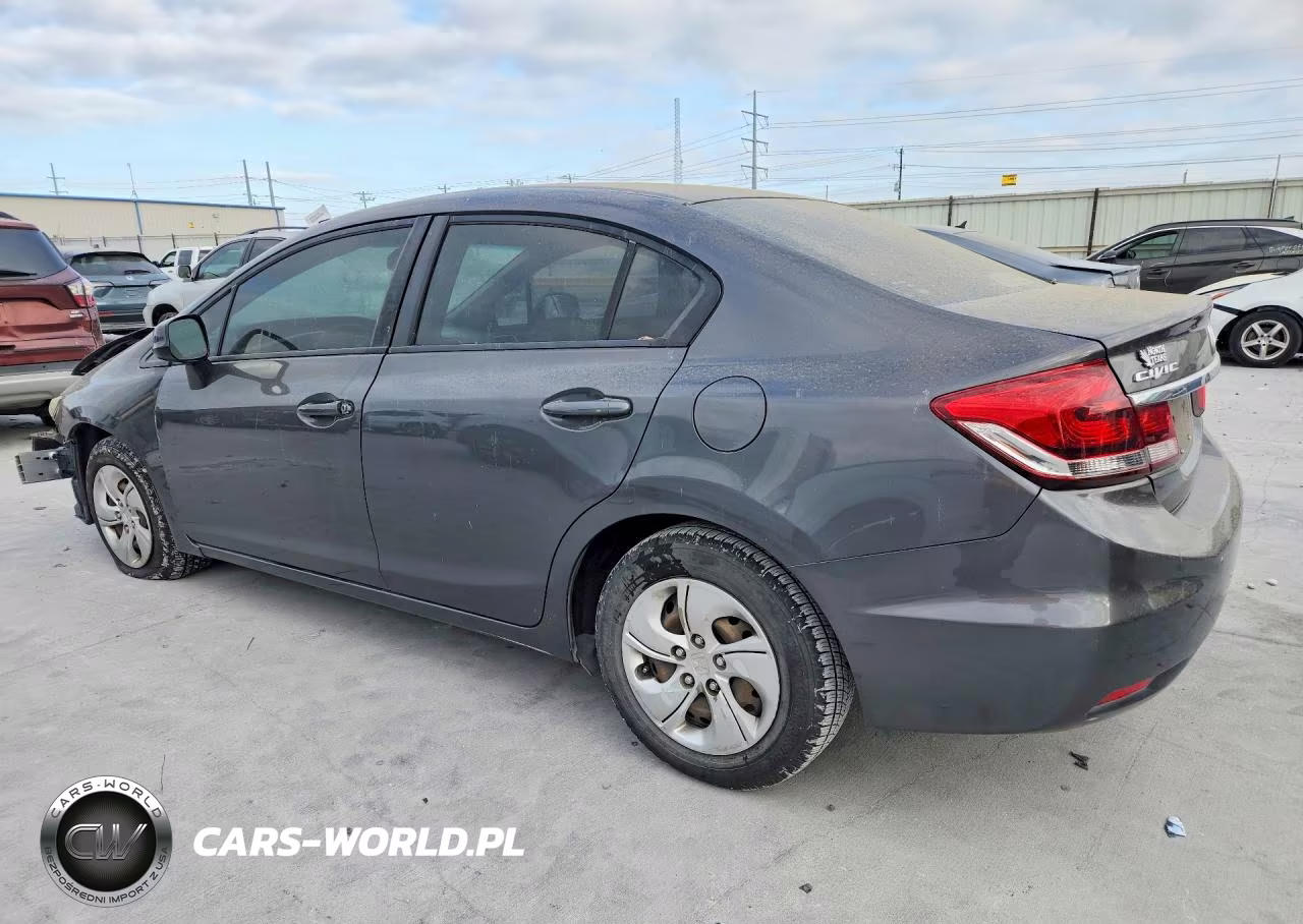 2013 Honda Civic Lx VIN:2HGFB2F59DH547628 - 2