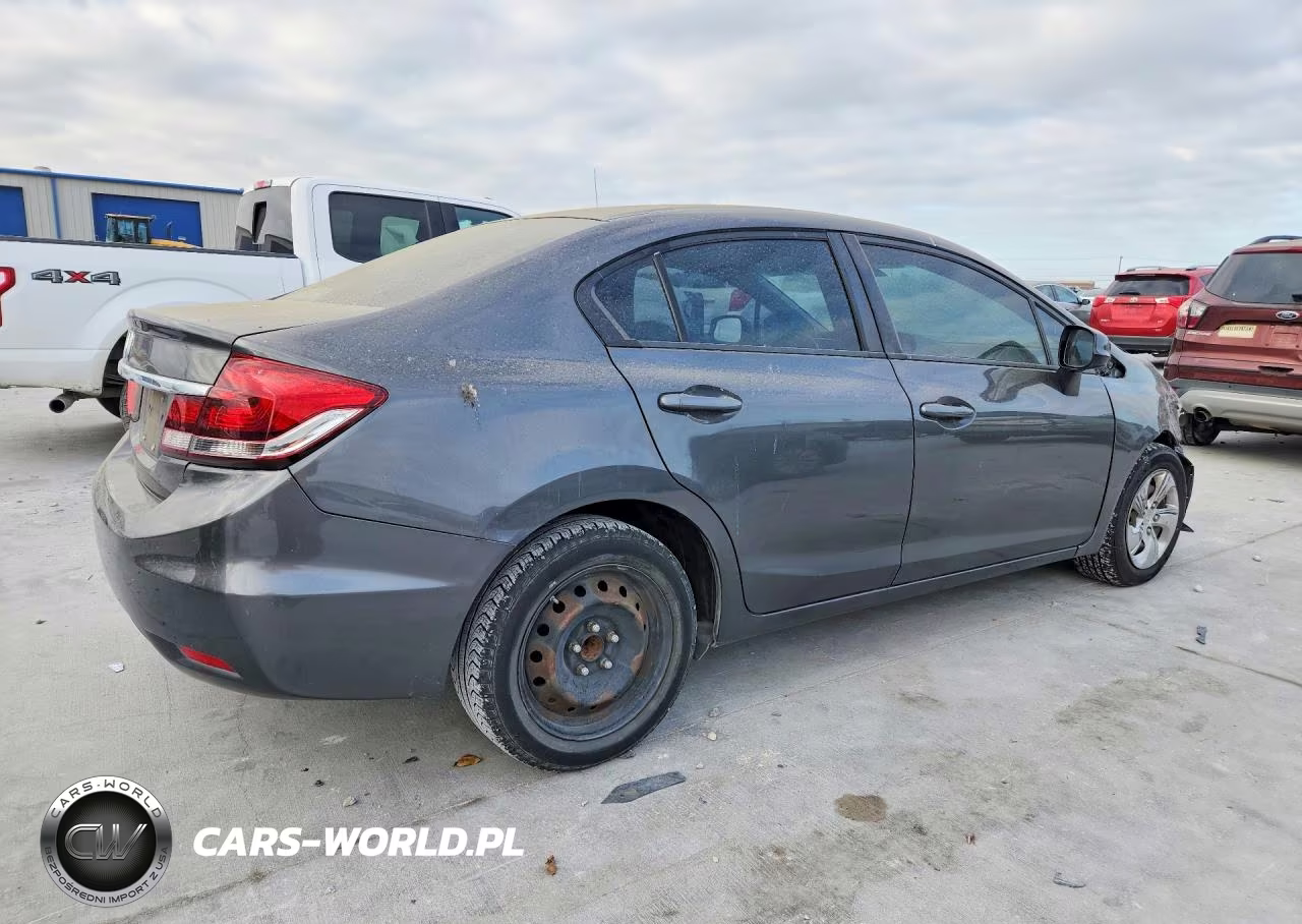 2013 Honda Civic Lx VIN:2HGFB2F59DH547628 - 3