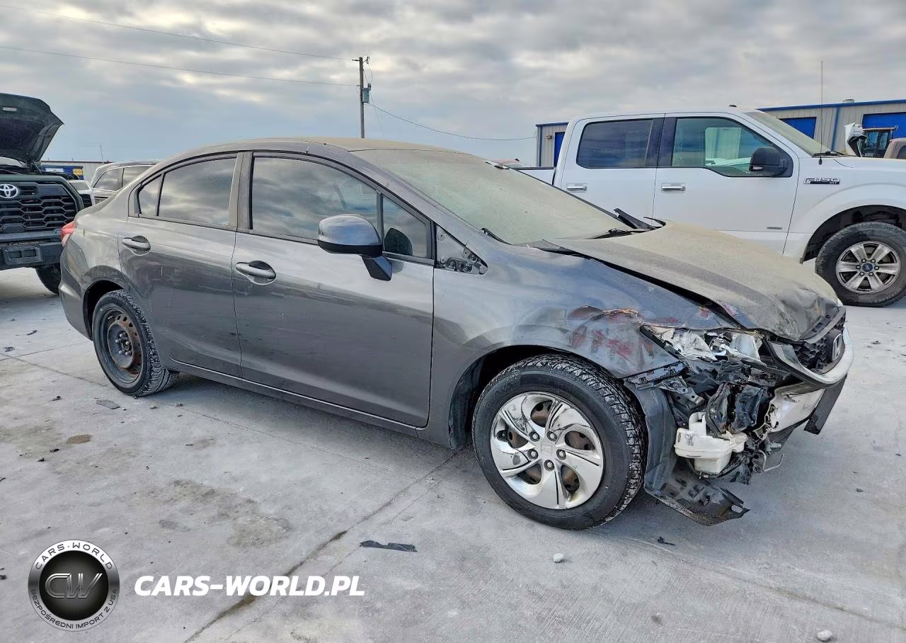 2013 Honda Civic Lx VIN:2HGFB2F59DH547628 - 4