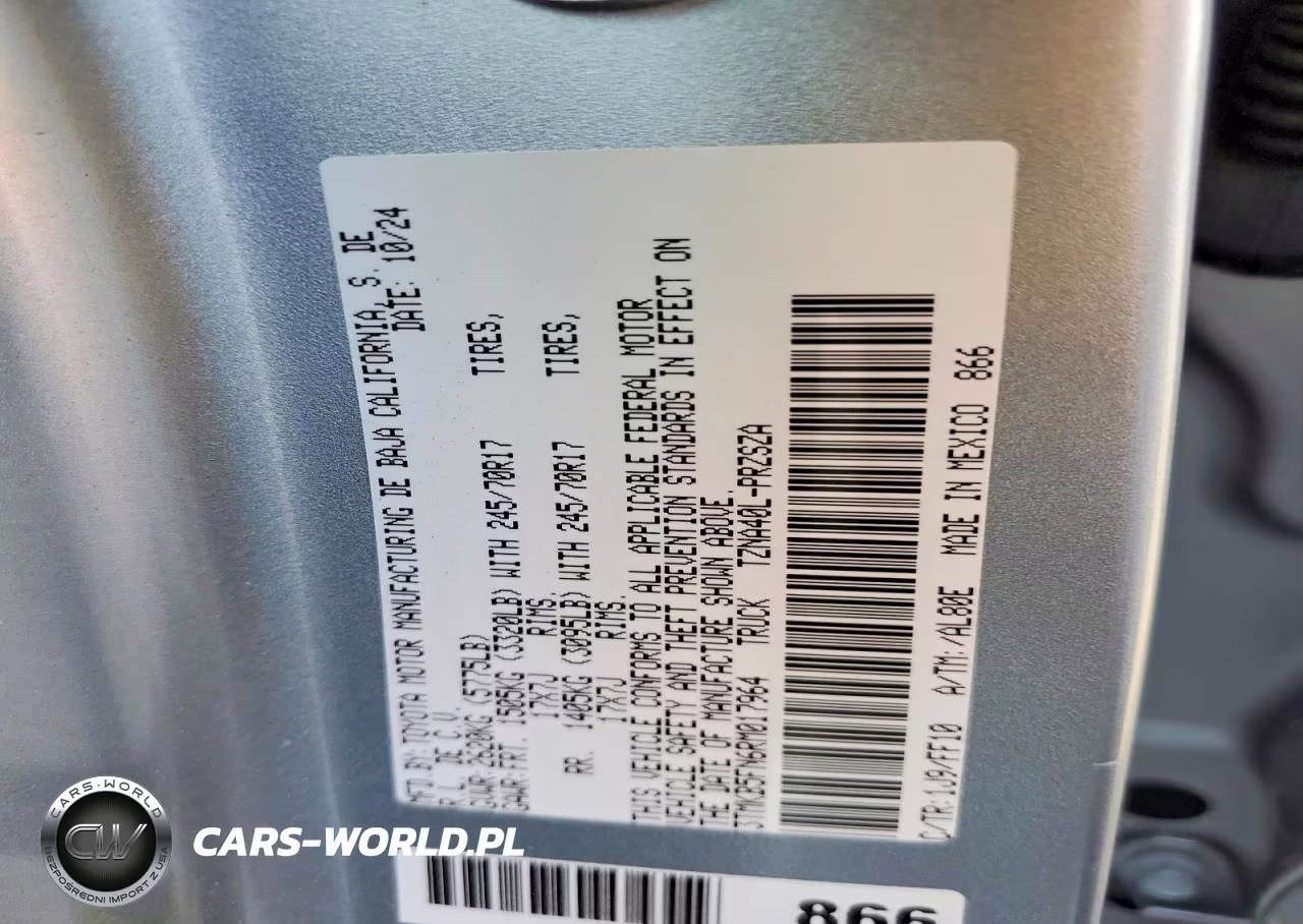 2024 Toyota Tacoma Sr5 VIN:3TMKB5FN6RM017964 - 12